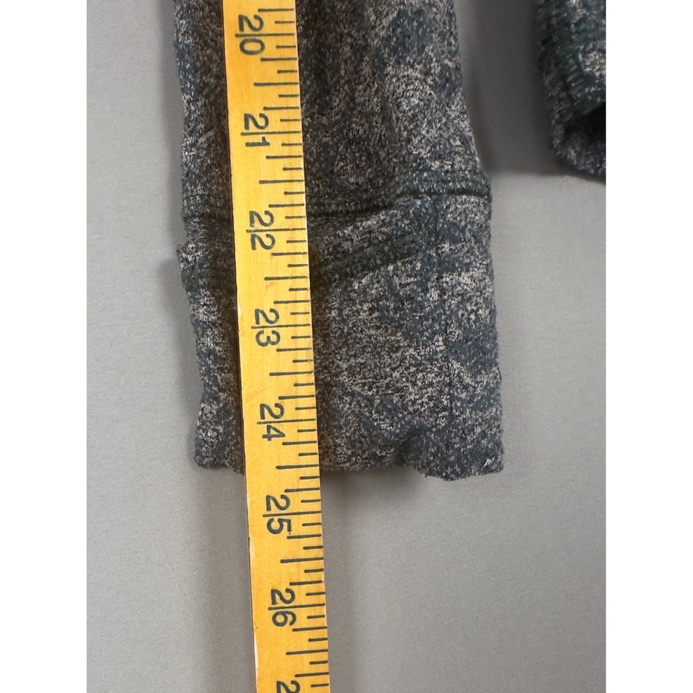 Lululemon Define Jacket Blue Grey Paisley Space Dye Full Zip Track Jacket Size 6 - Picture 4 of 6